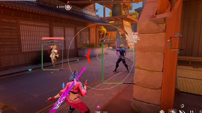 Marvel Rivals Hacks player ESP — hero boxes, wallhack labels, and distance readouts in ranked